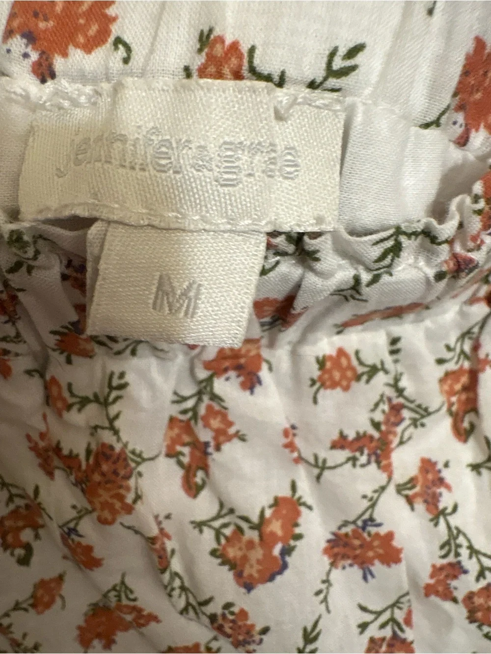 Jennifer & Grace Floral Tiered Mini Skirt- Size M